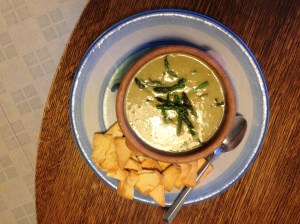 Delicious asparagus soup 