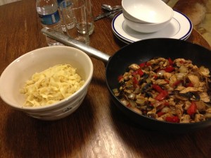 Chicken Pad Thai ready to be served up